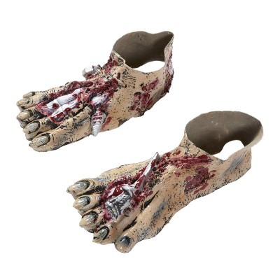 PAR DE 'PIES ZOMBIE' EN LÁTEX