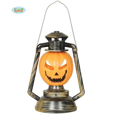 FAROL CALABAZA LUZ Y SONIDO 32 CM