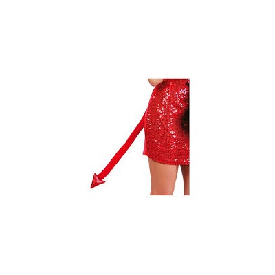COLA DEMONIO ROJA 45 CM