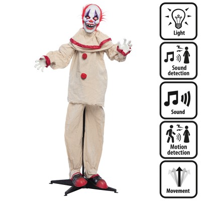 DECORACIÓN PAYASO ATERRADOR (153 CM)