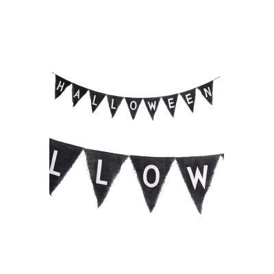 GUIRNALDA HALLOWEEN ARPILLERA NEGRO 240 X 0,20 CM