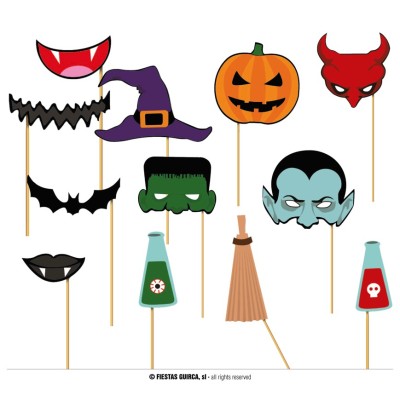 SET PHOTOCALL HALLOWEEN 12 PZAS