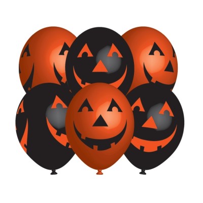 GLOBO LATEX LED HALLOWEEN 6 UND