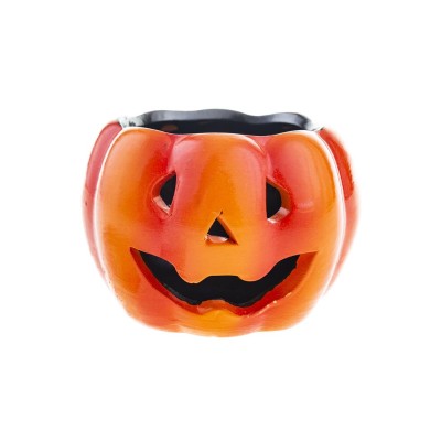 PORTAVELAS CALABAZA 9X7 CM