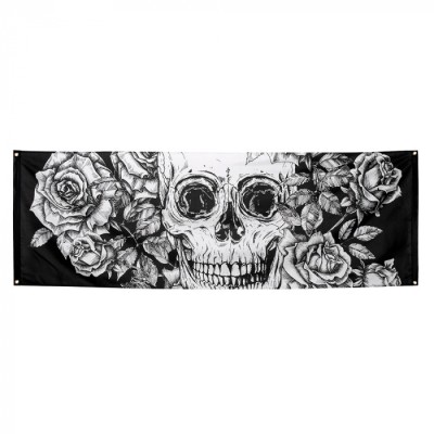 BANNER DIA DE LOS MUERTOS 220CM