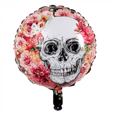 GLOBO FOIL DIA DE LOS MUERTOS 45 CM