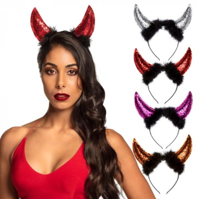 TIARA DIABLA GLITTER SURTIDO