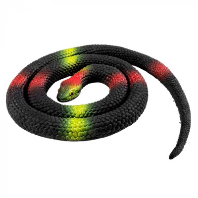 SERPIENTE PLASTICO DECORACION 75 CM