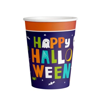 VASOS HALLOWEEN INFANTIL 250 ML 8 UND