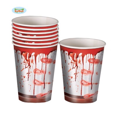 BOLSA 6 VASOS SANGRE 240 ML 9 CMS