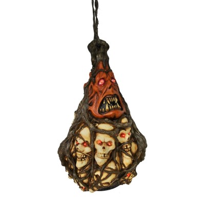 COLGAR DECORACIÓN CALAVERAS 55 CM CON LUZ