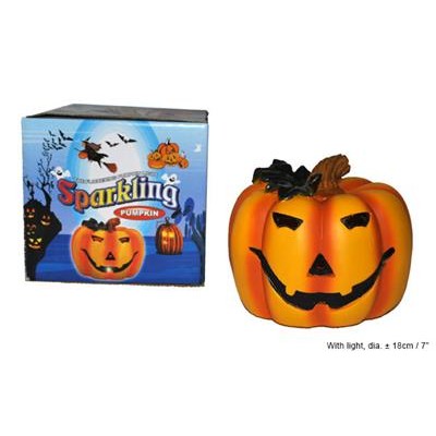 CALABAZA 18CM CON LUZ