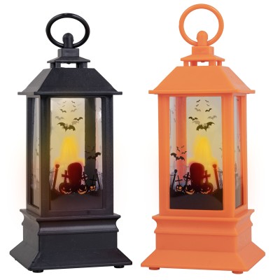 2 FAROLILLOS DE HALLOWEEN CON LUZ Y SONIDO