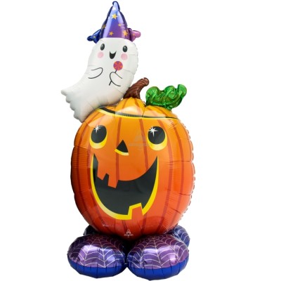 AIRLOONZ CALABAZA Y FANTASMA 71X142CM