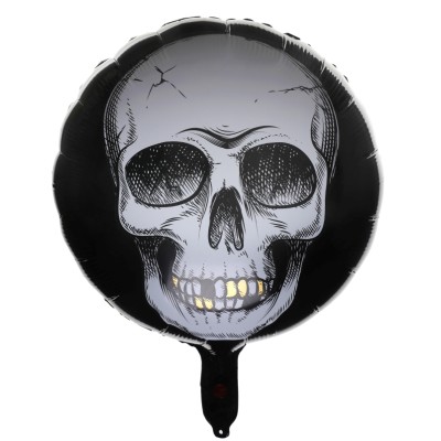 GLOBO FOIL  ESQUELETO HELIO 18'