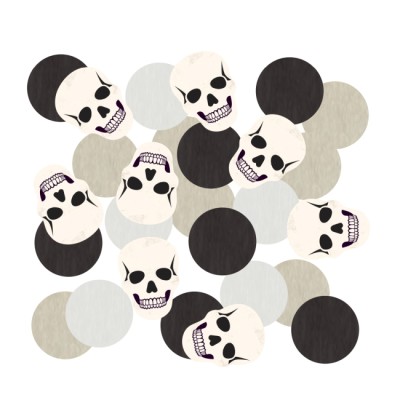 CONFETTI MET: CALAVERAS PAPEL 14GR