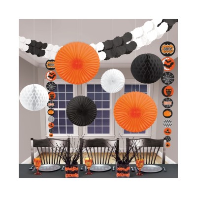 DECORACION KIT PAPEL HALLOWEEN 9 UND
