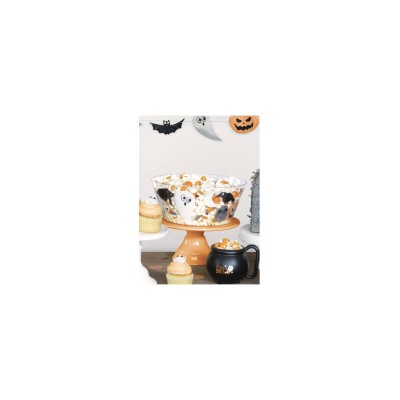CUENCO PLASTICO CUERVO Y CALABAZA 26 CM