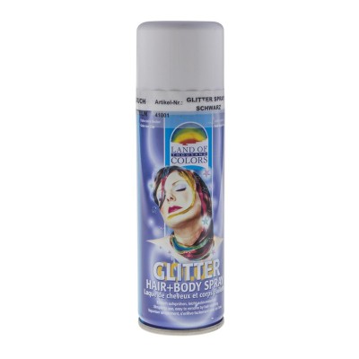 SPRAY GLITTER CABELLO/ CUERPO  NEGRO