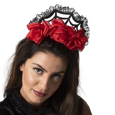 DIADEMA CON ROSAS