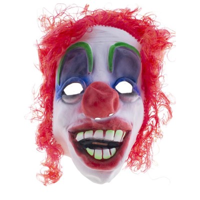 MÁSCARA DE PAYASO CON PELO