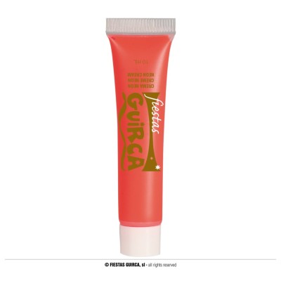 TUBO MAQUILLAJE CREMA NEON ROJO 10ML