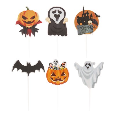 CAKE TOPPERS PAPEL HALLOWEEN 6 MOD