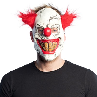 MÁSCARA DE LÁTEX DE PAYASO MALVADO