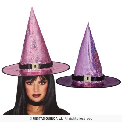 GORRO BRUJA IRIS ROSA