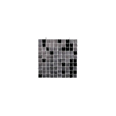 PANEL DE DE LENTEJUELAS CUADRADO NEGRO 30X30CM