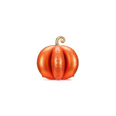 GLOBO FOIL CALABAZA 3D 90 CM NARANJA