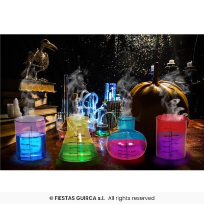 SET 4 VASITOS DE LABORATORIO 6 CMS