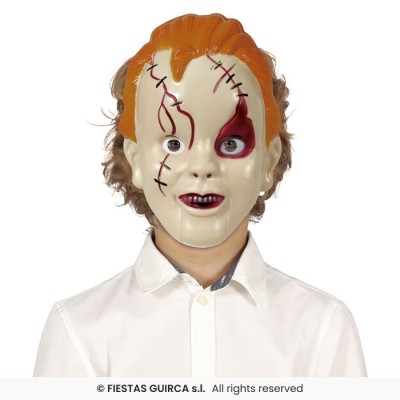 MASCARA NIÑO DIABOLICO, PVC, INFANTIL
