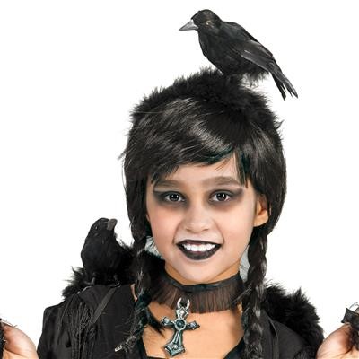 BRUJA DIADEMA CON CUERVO PEQUEÑO