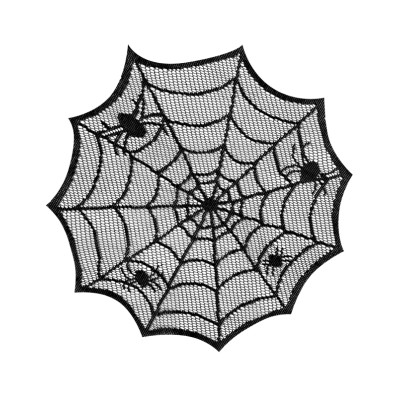 MANTEL INDIVIDUAL ENCAJE TELARAÑA 31X31CM