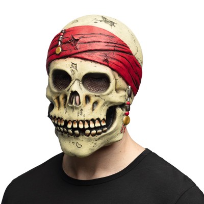 MÁSCARA DE LÁTEX PIRATA CRINSON