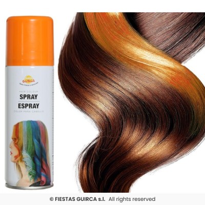 SPRAY GLITTER CABELLO NARANJA 125 ML