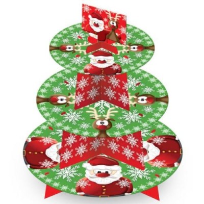 STAND CUPCAKES PAPA NOEL