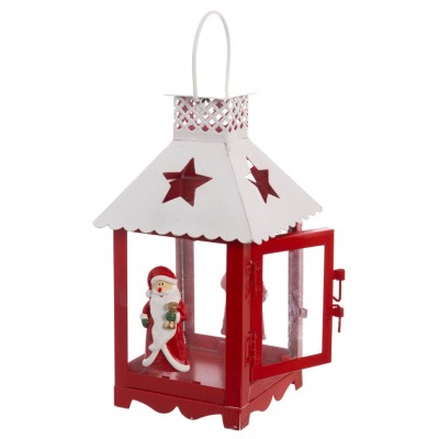 FAROL LINTERNA PAPA NOEL 10 X 10 CM