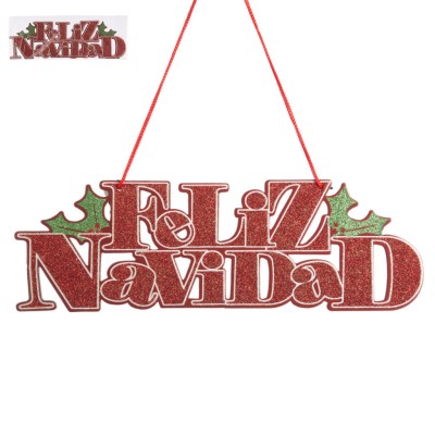 COLGANTE FELIZ NAVIDAD FOAM