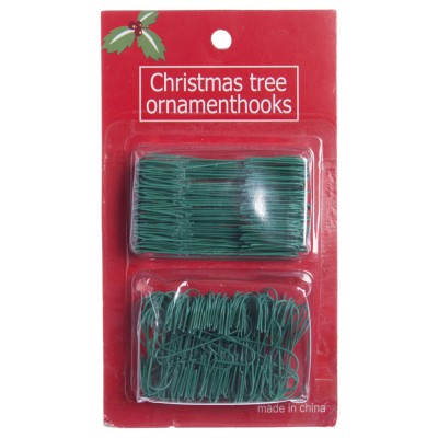 200 GANCHOS METAL VERDE
