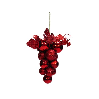 RACIMO UVA DECO. NAVIDAD 15 CM