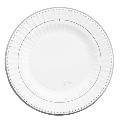 PLATOS SILVER GRACE 21 CM 8 UND