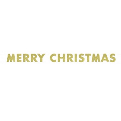 GUIRNALDA MERRY CHRISTMAS ORO 2.74 MT