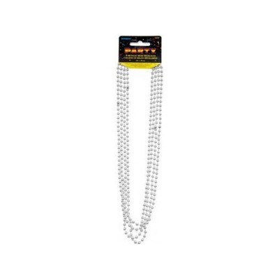 COLLAR METALICO PLATA 4 UND