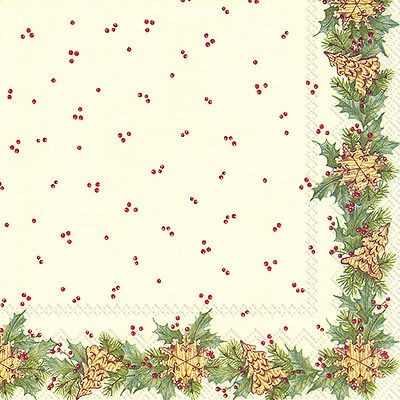 SERVILLETAS NAVIDAD FLOR NAVIDAD