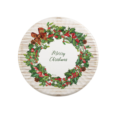 BAJOPLATO NAVIDAD MADERA 8 UND