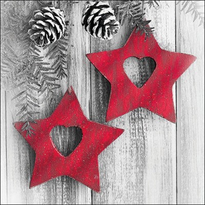 SERVIULLETAS GRIS NAVIDAD ESTRELLAS
