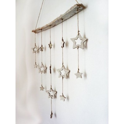 DECO MOVIL ESTRELLAS MADERA