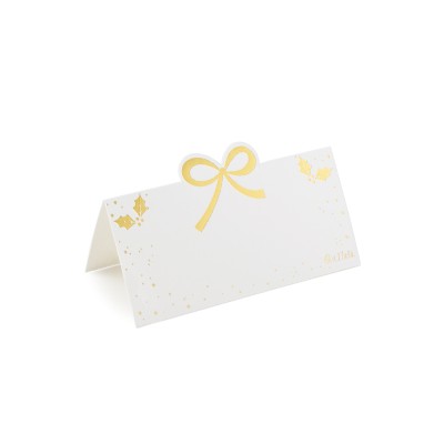 TARJETAS MARCA SITIOS DETALLES ORO 10 UND